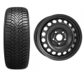 roata golf octavia leon anvelopa iarna Roata completa VW Golf 7, Skoda Octavia 3, Seat Leon janta otel ALCAR 7755 6x15 + anvelopa Iarna Sailun IceBlazer Alpine+ 195/65R15 91T
